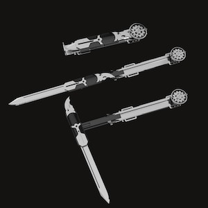 Assassin&#39;s Hidden Blade Connor Gravity Operated Ready to Print STL Files