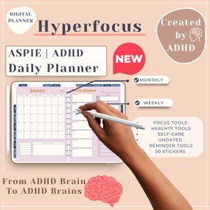 ADHD Planner for Adults — Digital Day Planner, priority planner, and organizer. Reduce overwhelm. Increase Productivity.