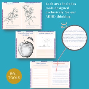 PRINTABLE Executive Dysfunction Workbook Anxiety, ADHD, Neurodivergent ...