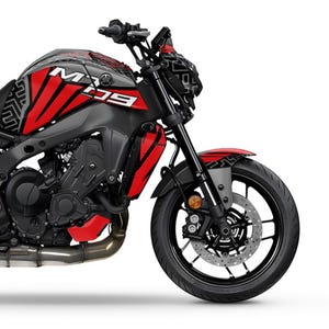 Yamaha MT09 Geo Shapes Graphic Kit 2021-2023 Models Motorcycle Decal Sticker Sets Motorcycle Vinyl Wraps