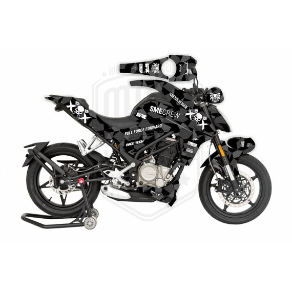 CFMOTO 250NK 2017-2022 Geometric Grenzgaenger Skulls Design