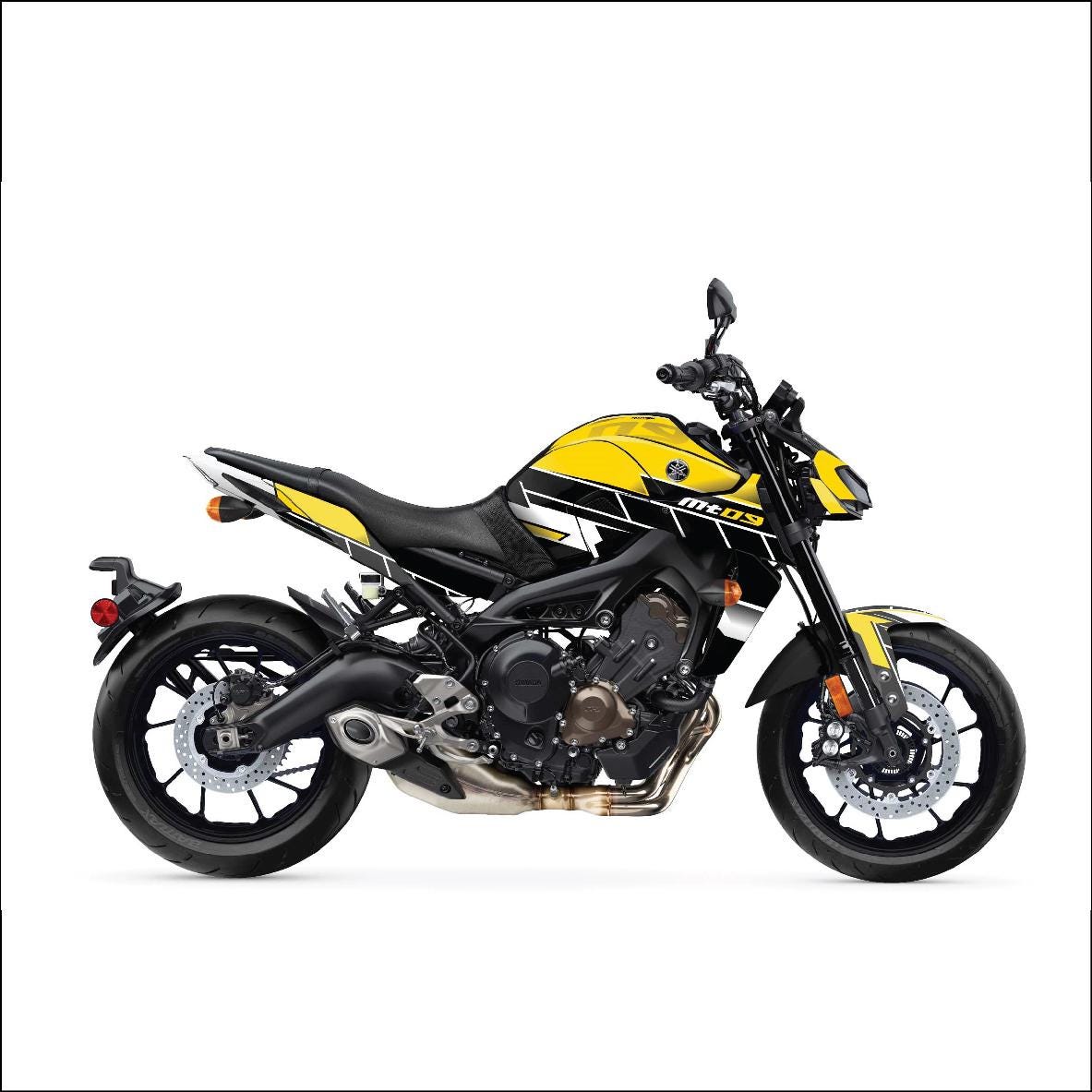 Adhesivos Para Llantas Yamaha MT-09 SP 2018-2022 - Kit De 2, Diseño Personalizado, Protección Y Estilo