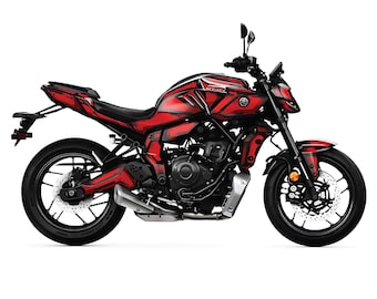 Voor YAMAHA MT07 MT-07 Tank Stickers Decals MT LOGO Kleur Waterdicht Motorfiets Sticker Decal Auto Sticker: Versieren (Color : Silver black