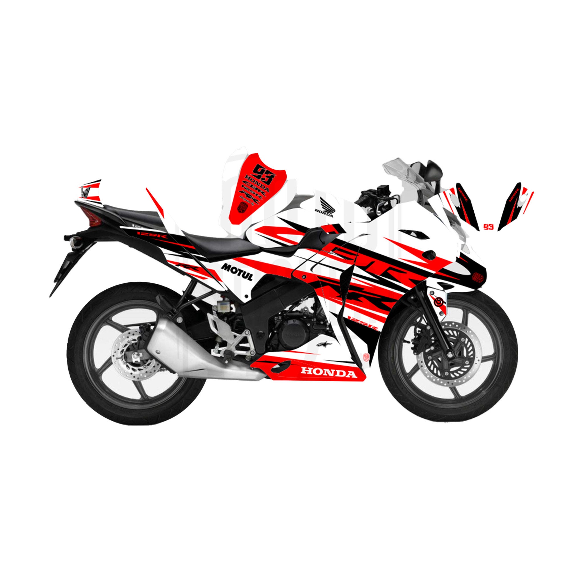Decals Kit Carene Honda Cbr 125 R 2004 Honda CBR-125-R 2004-2006