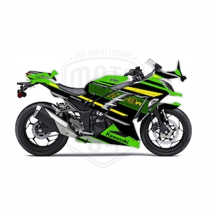 Kawasaki Ninja 300 2013-2017 ZX-3R Theme Graphic Decal Wrap Sticker Set