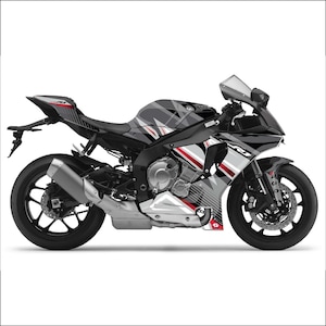 Custom Yamaha YZF R1 Race Graphic Kit 2015-2019 Graphic Kit - High-Quality Decals & Designs