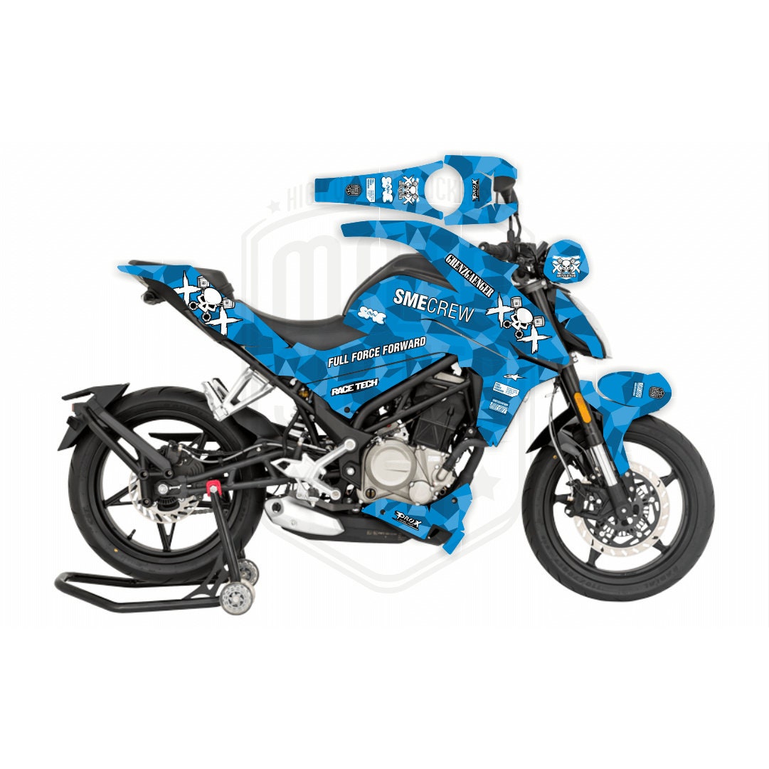 CFMOTO 250NK 2017-2022 Bright Grenzgaenger Design Graphic Kit