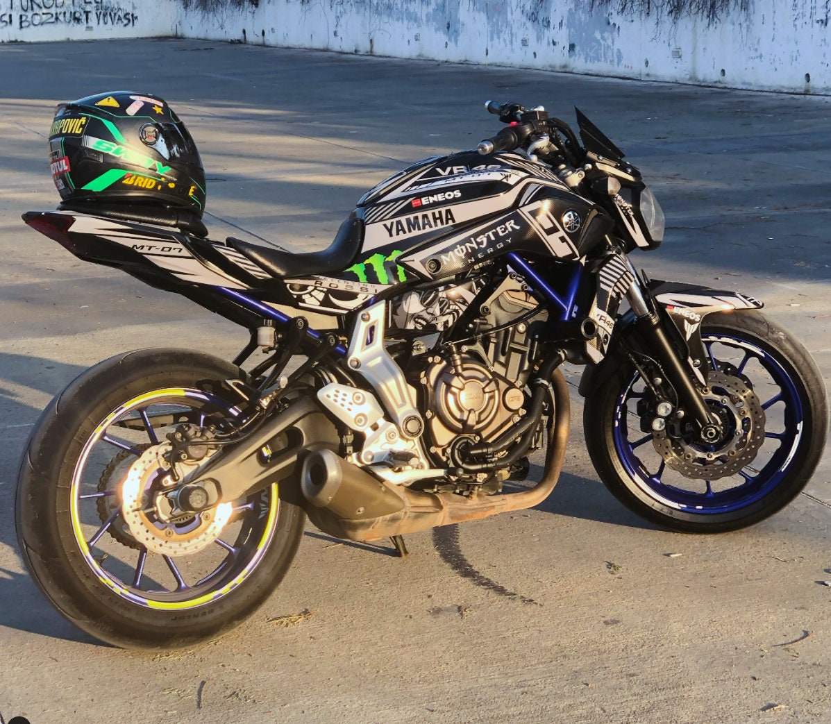 Decalcomanie per Yamaha MT 07 2014 2017 Rossi Design vari colori e disegni Etsy Italia