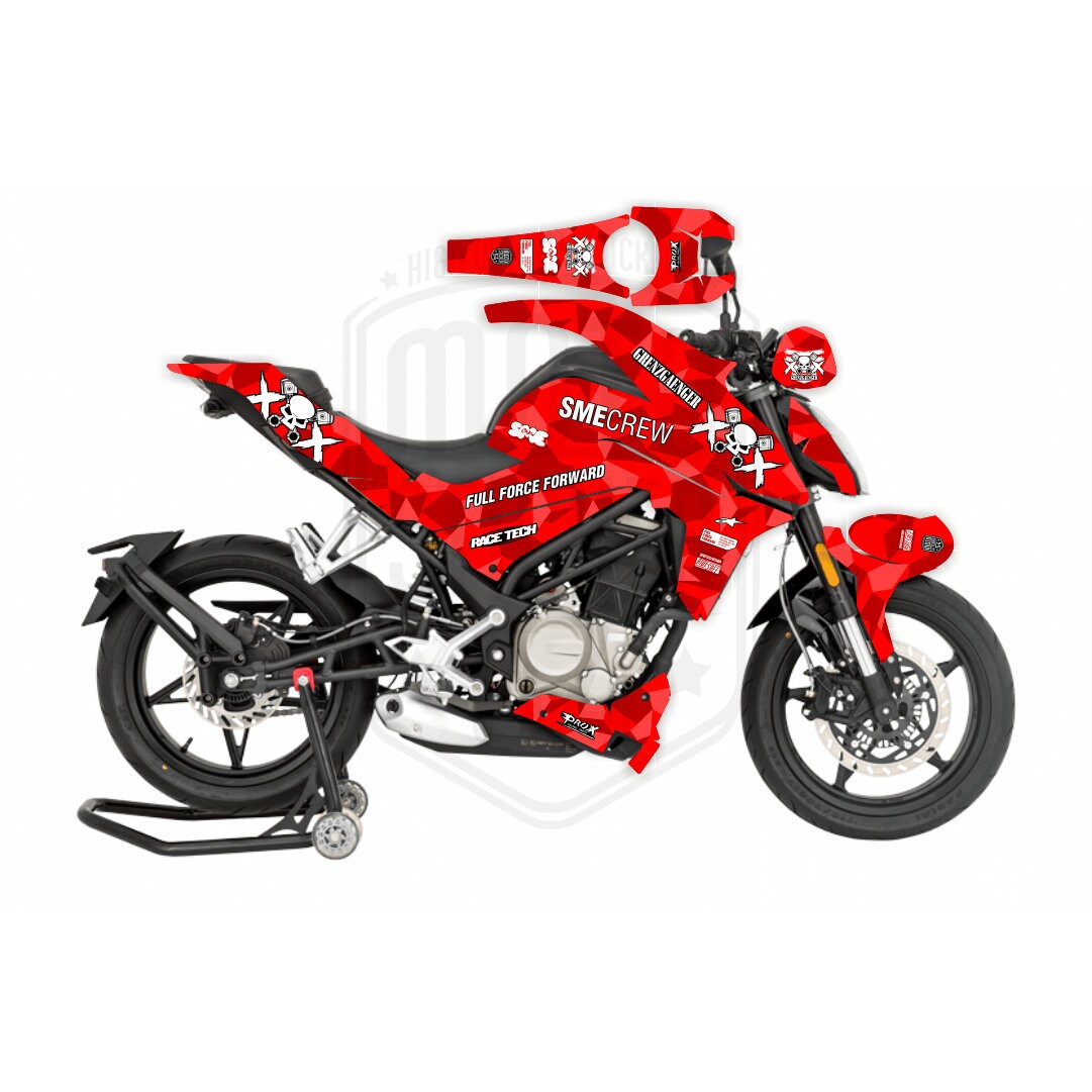 CFMOTO 250NK 2017-2022 Bright Grenzgaenger Design Graphic Kit