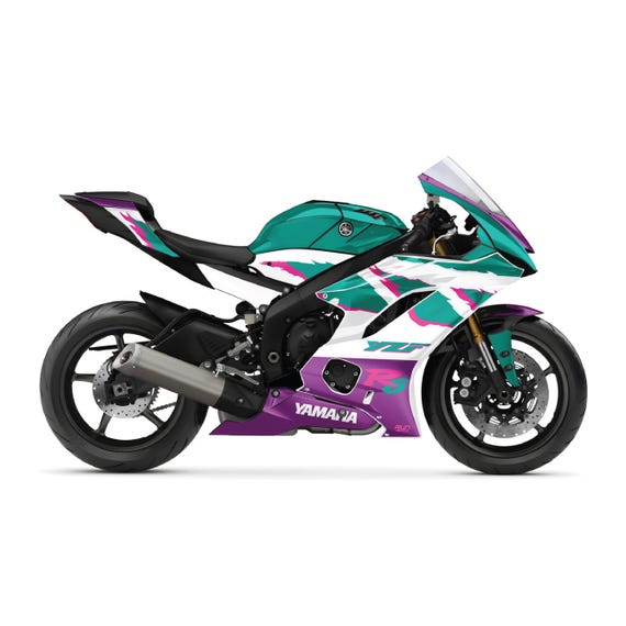 Yamaha YZF R6 Funky Graphic Kit 2017-2024 - Custom High-quality