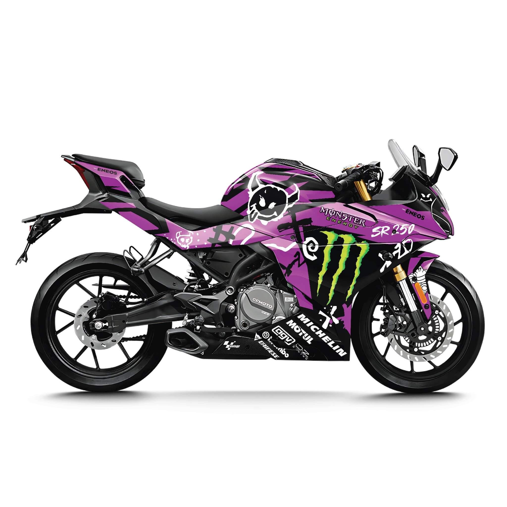 CF Moto 250/300 SR 2020-2024 Monster Kit - High-quality Decals