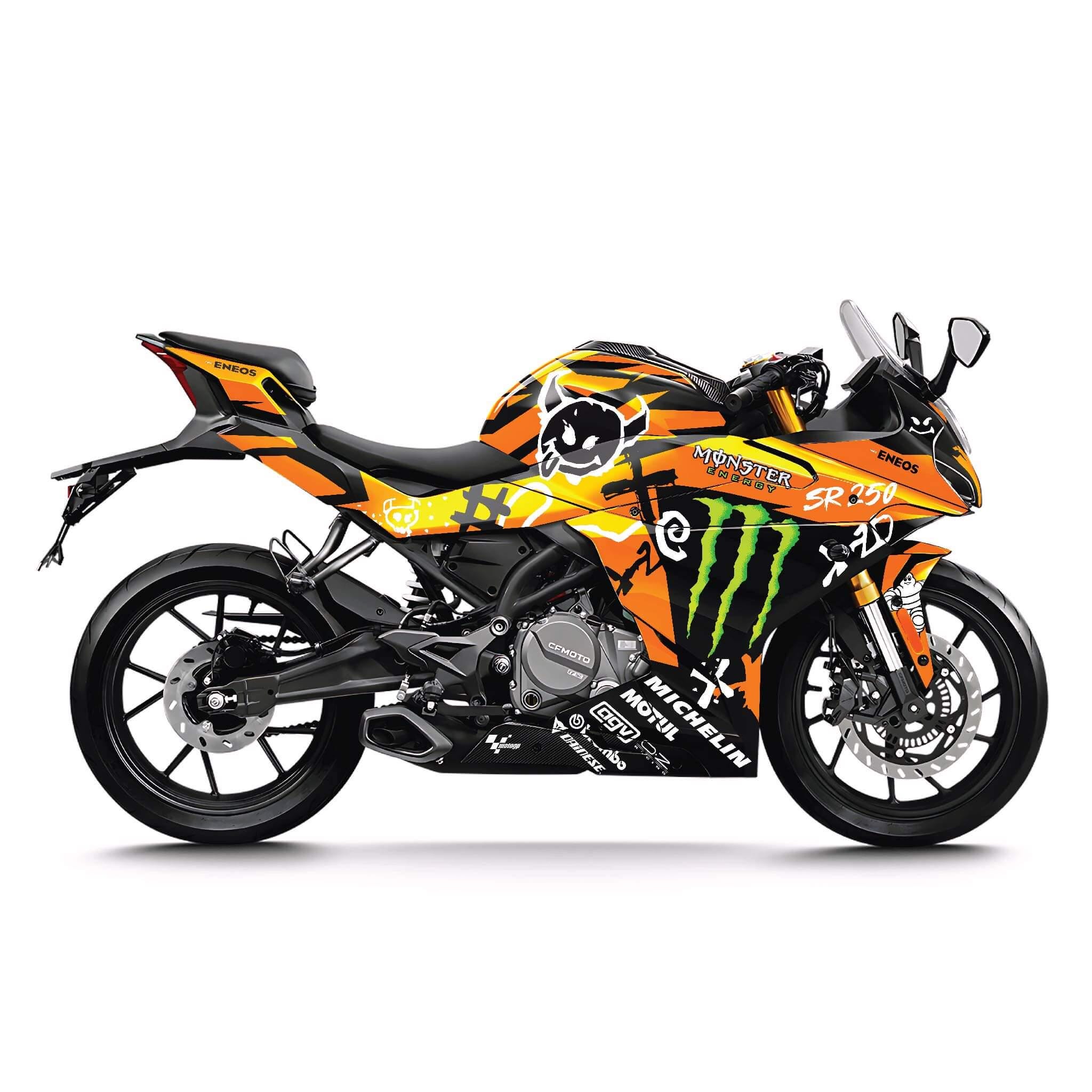 CF Moto 250/300 SR 2020-2024 Monster Kit - High-quality Decals