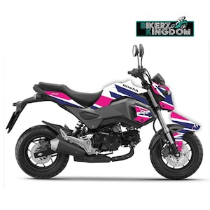 Honda Grom 125 MSX V2 2017-2020 Pastels Race Colours Theme Decal Sticker Kit