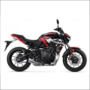 ヤマハ MT-07 グラフィックキット 2021-2024年モデル対応 バイク用デカールステッカーセット バイク用ビニールラップ