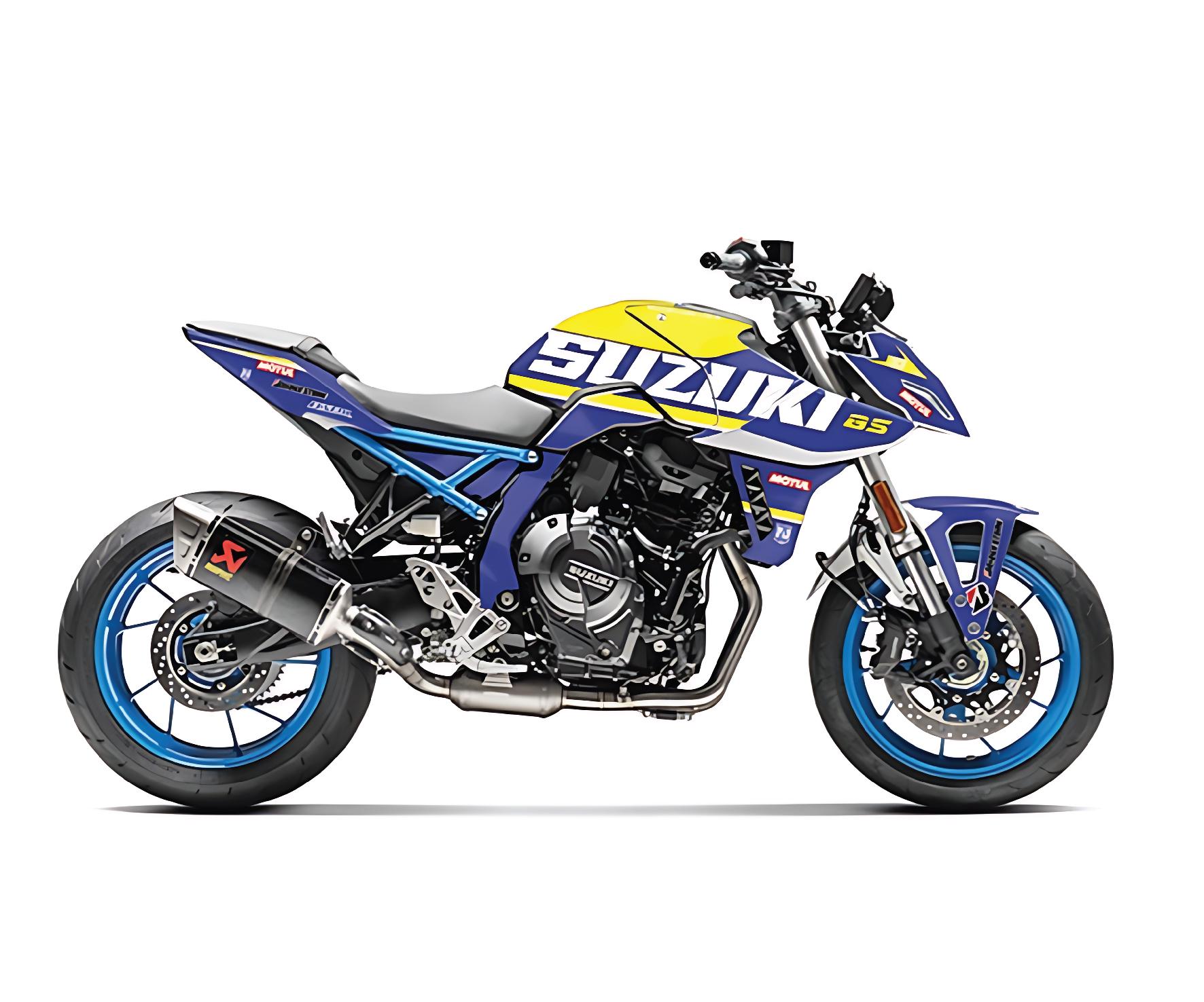 MI.CUSTOMです Custom Suzuki GSX8S 2023-2024 Graphic Kit - High-quality