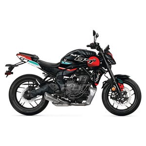 Yamaha MT07 2025 Graphic Kit Sunrays Design Motorcycle Decal Sticker Sets Motorcycle Vinyl Decal Kit