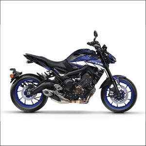 Yamaha MT09 Blue and White Graphic Kit 2014-2024 Models Motorcycle Decal Sticker Sets Motorcycle Vinyl Wraps