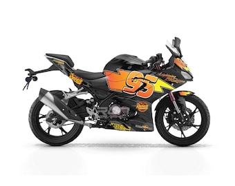 RKS SRK 125 R 2023-2025 | グラフィックキット モンスターデザイン
