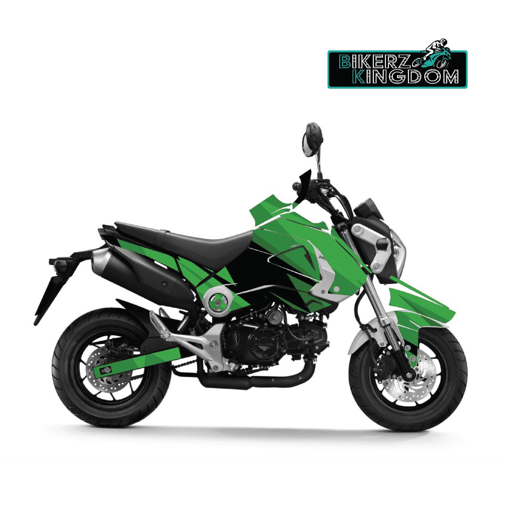 ホンダ グロム 125 MSX 2013-2016 グリーンテーマ デカール ステッカー