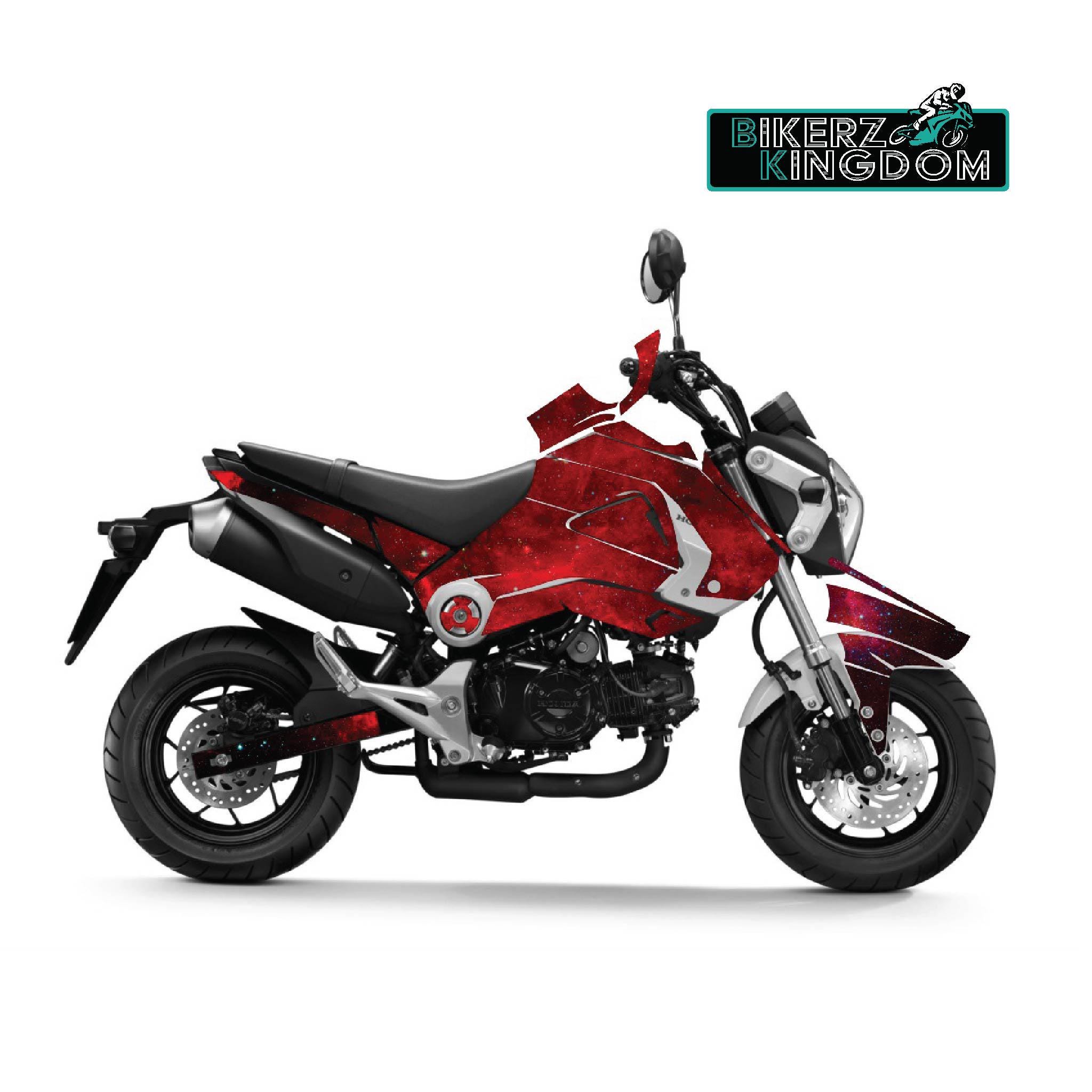ホンダ グロム 125 MSX 2013-2016 レッドテーマ デカール ステッカー