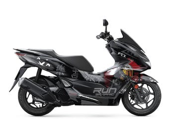 Honda PCX 125 Samurai Rider Decal Sticker Kit: Custom Graphics - Etsy