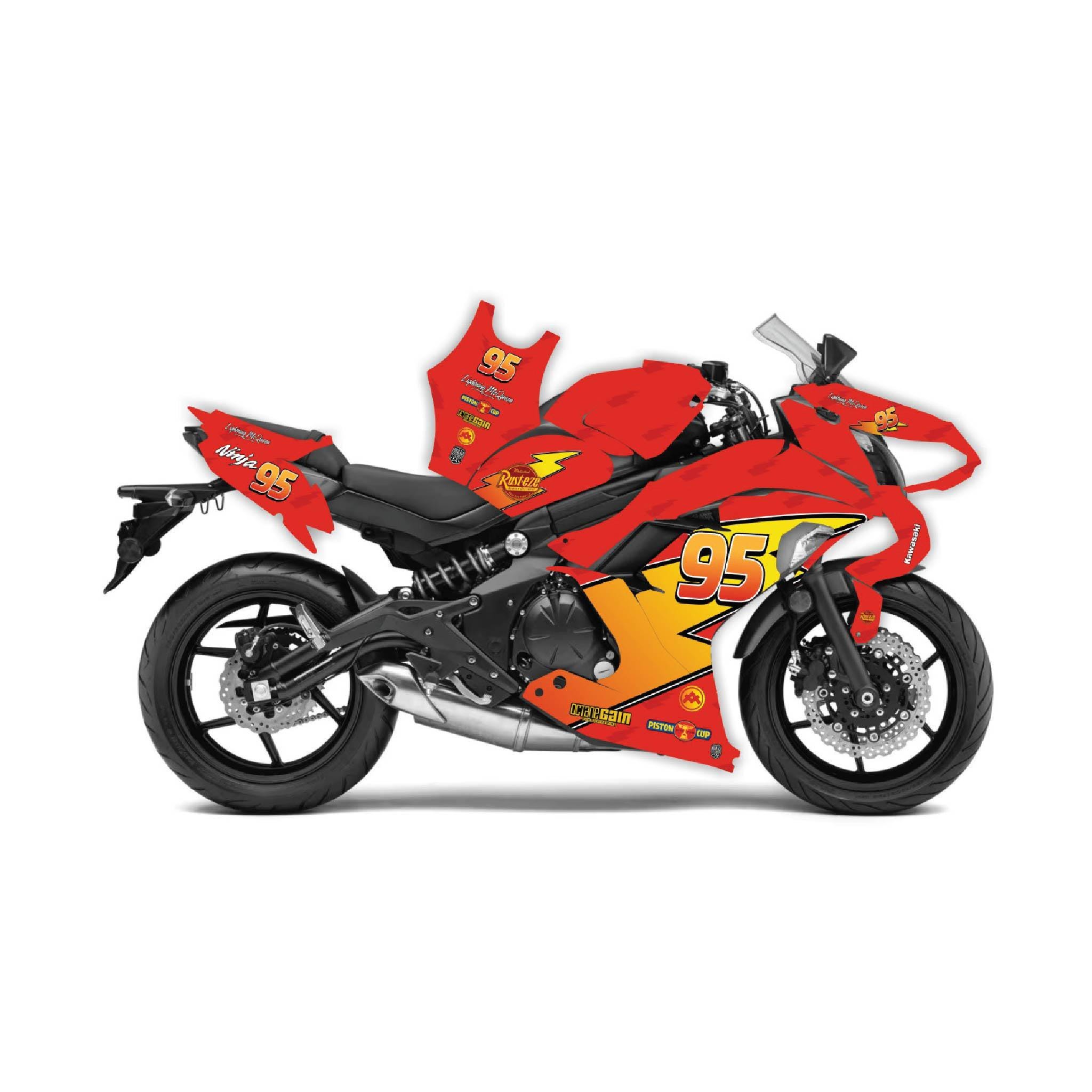カワサキ Ninja 650 2012 - 2016 ライトニング・マックィーン テーマ