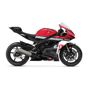 Yamaha YZF R6 Yoshimura Graphic Kit 2017-2024 - Custom High-Quality Decals & Designs