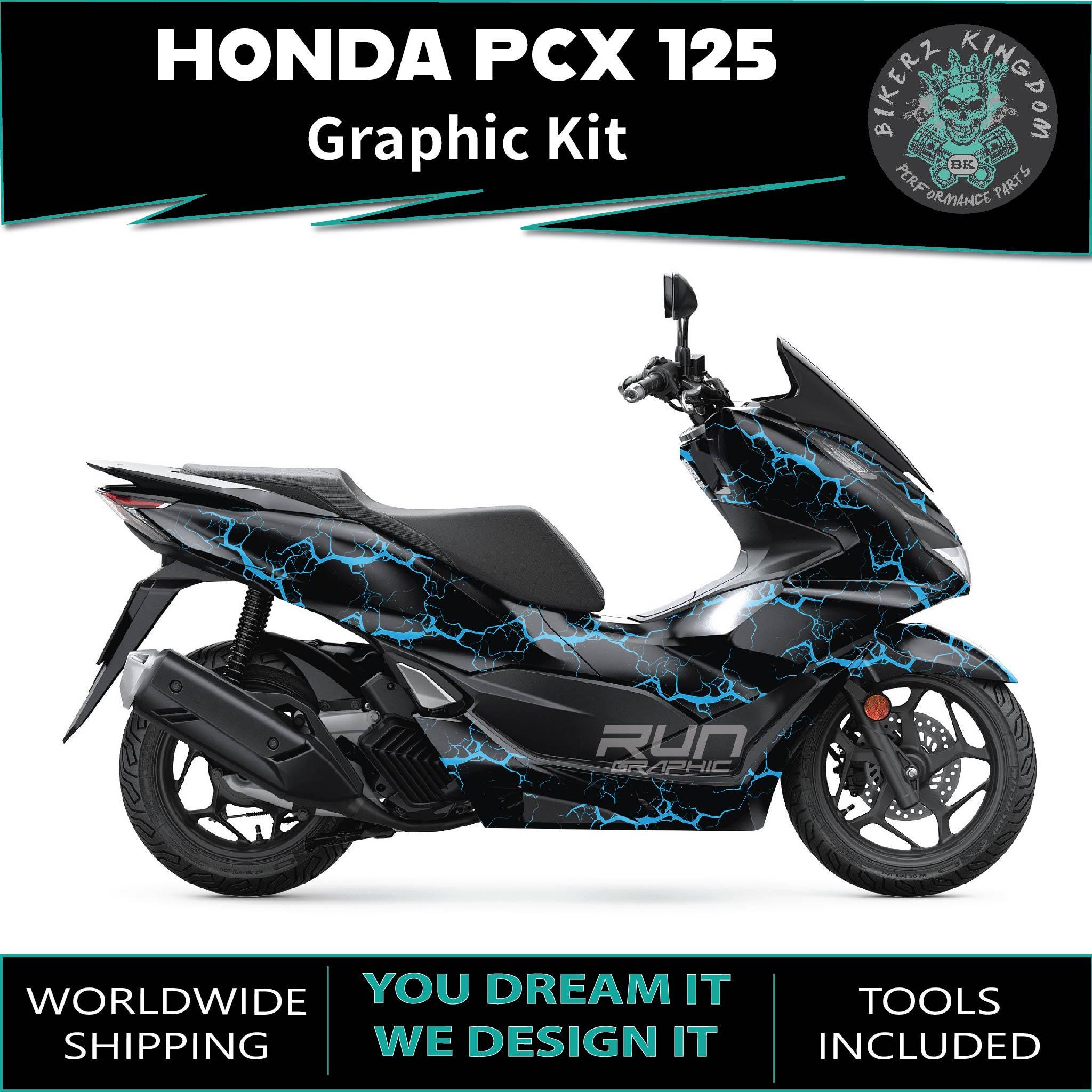 ホンダ PCX 125 2020 - 2024 用グラフィックキット | ブルー