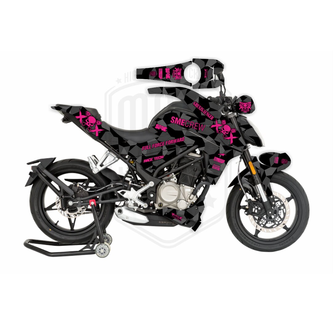 CFMOTO 250NK 2017-2022 Geometric Bright Grenzgaenger Skulls Design