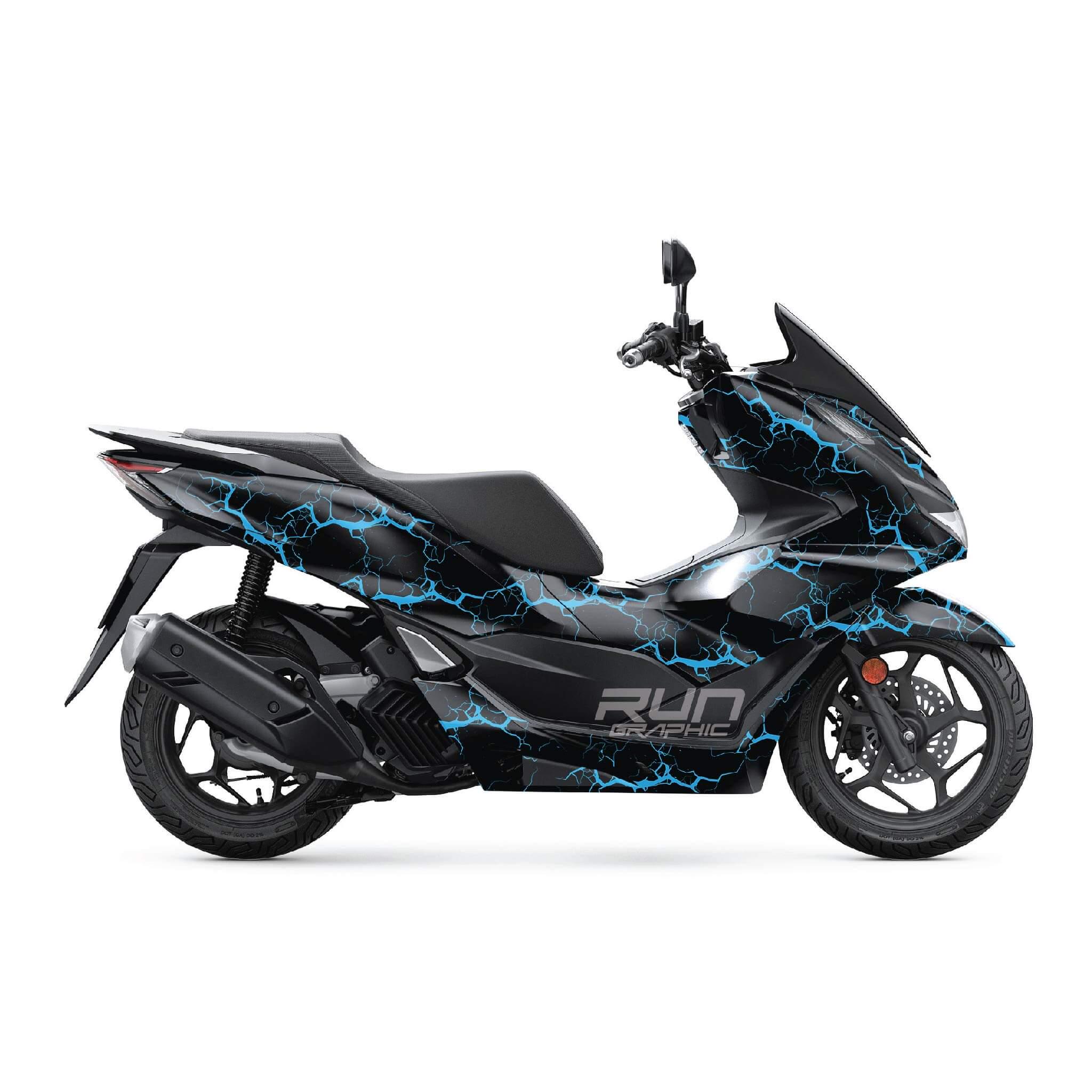 ホンダ PCX 125 2020 - 2024 用グラフィックキット | ブルー