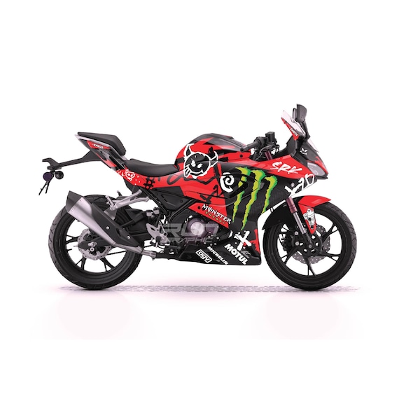 RKS SRK 125 R 2023-2025 | グラフィックキット モンスターデザイン