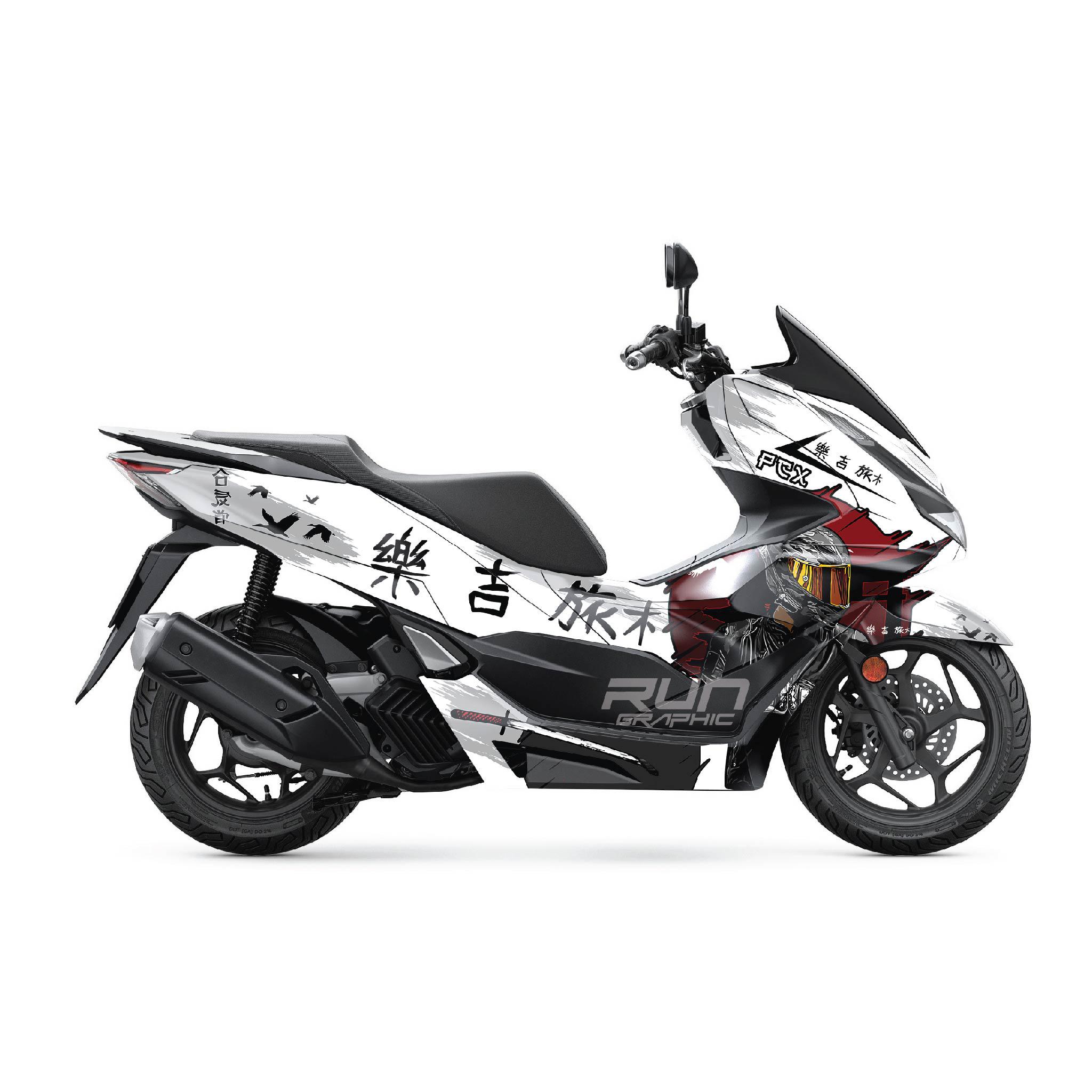 Honda PCX 125 Samurai Rider Decal Sticker Kit: Custom Graphics - Etsy