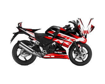 Honda CBR 250 2011-2013 RR Race Line Graphic Kit Decal Wrap for