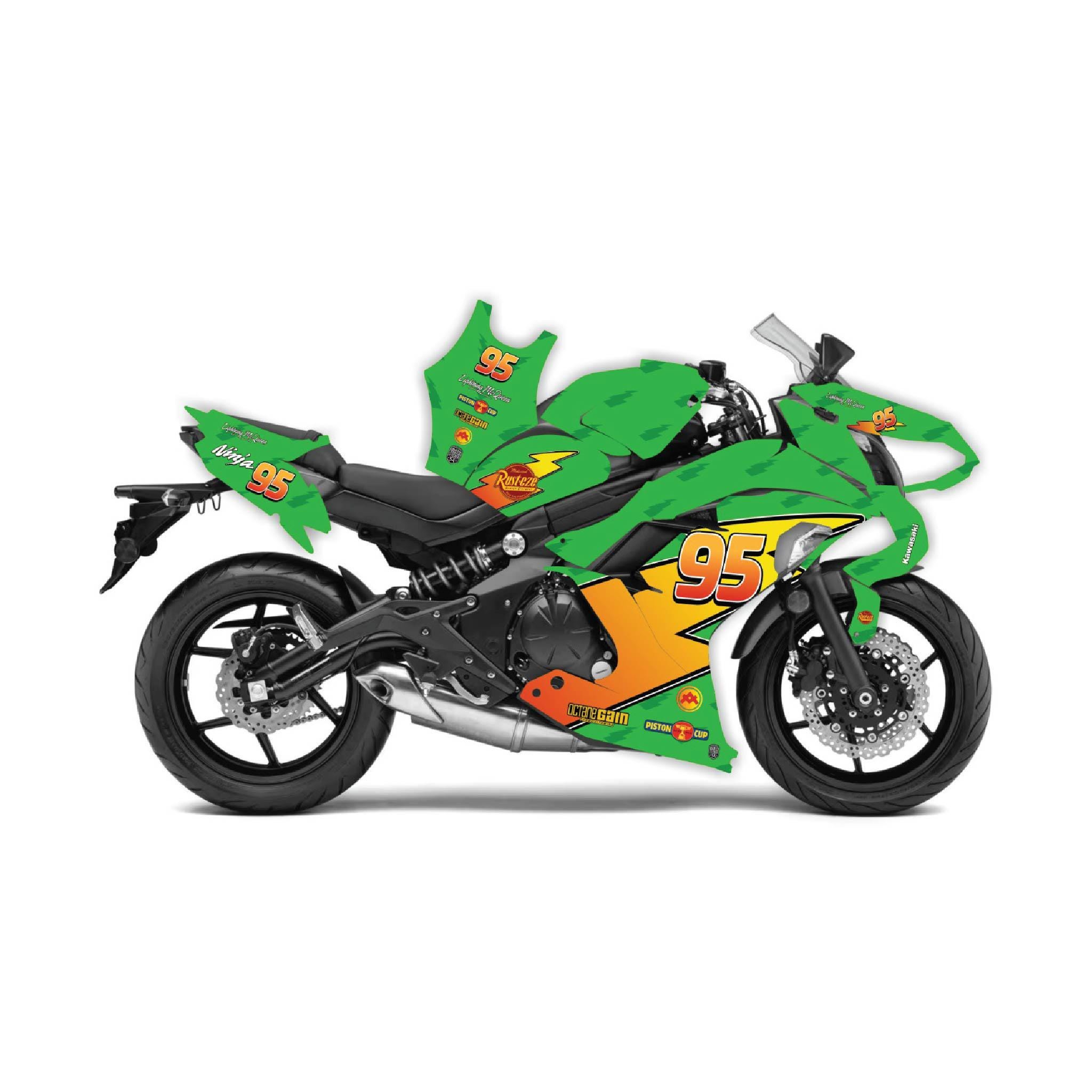 カワサキ Ninja 650 2012 - 2016 ライトニング・マックィーン テーマ