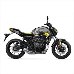ヤマハ MT07 グラフィックキット 2014-2024年モデル対応 バイク用デカールステッカーセット バイク用ビニールラップ