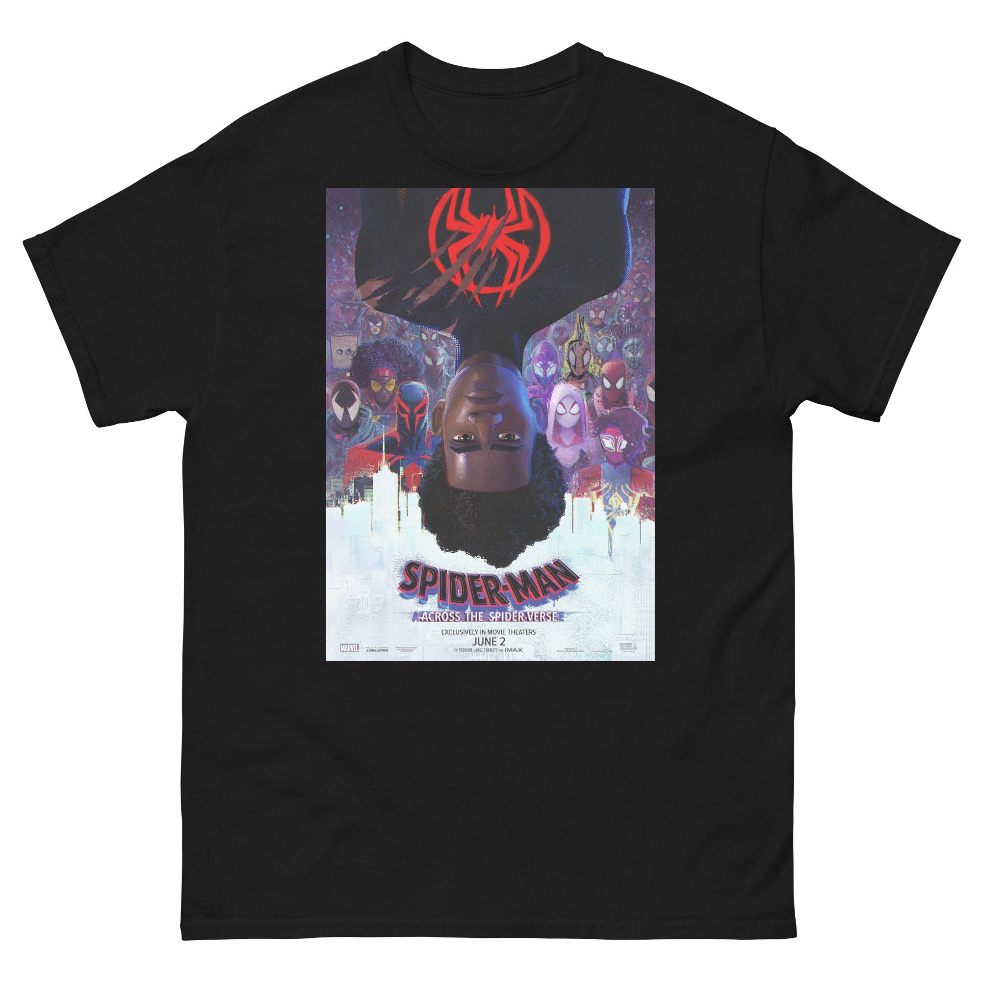 Across The SpiderVerse Movie Tee Shirt