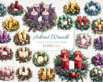 GRAVURZEILE Velas De Navidad Impresas Con Diseño Floral De