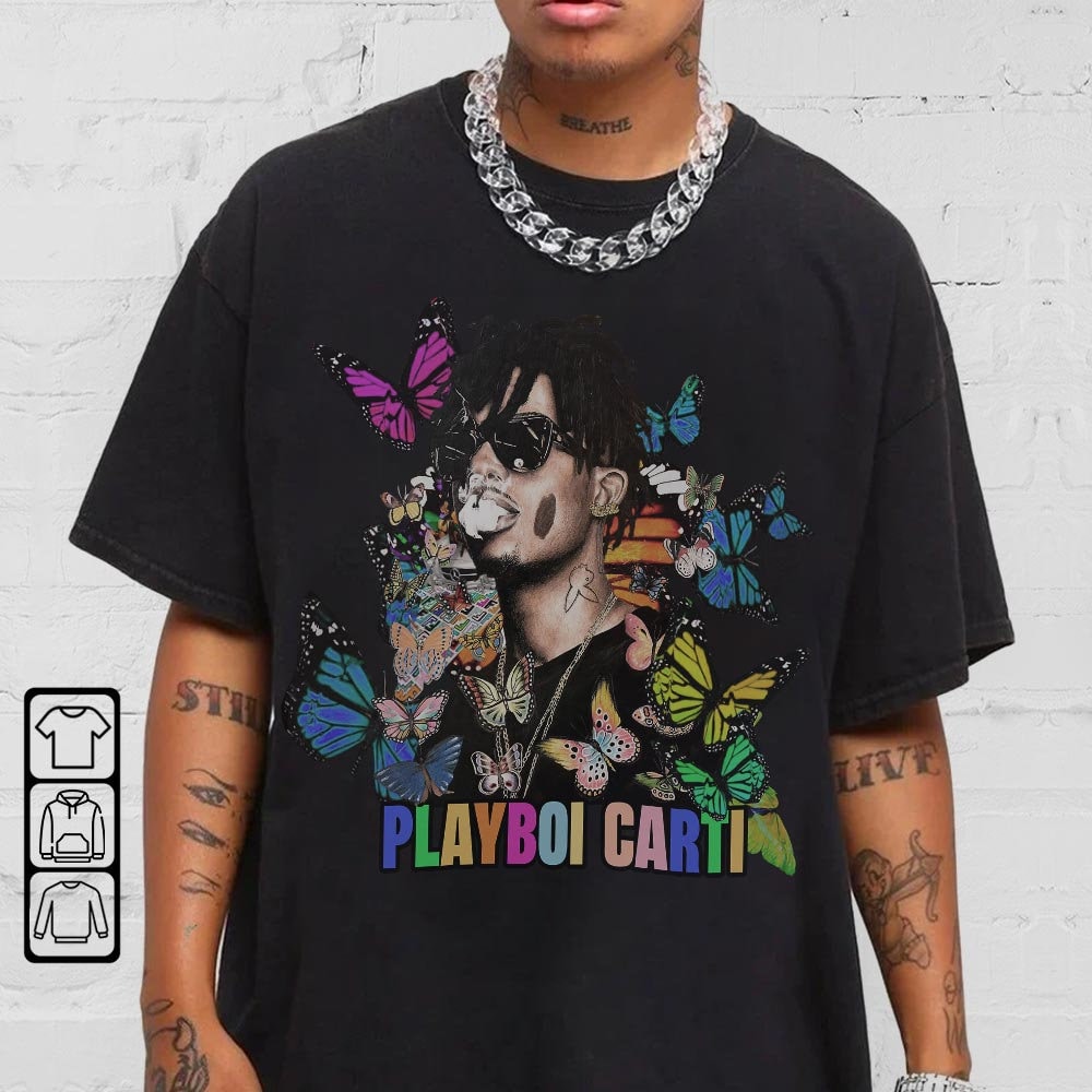 Discover Playboi Carti Hiphop Grafik Rap T-Shirt