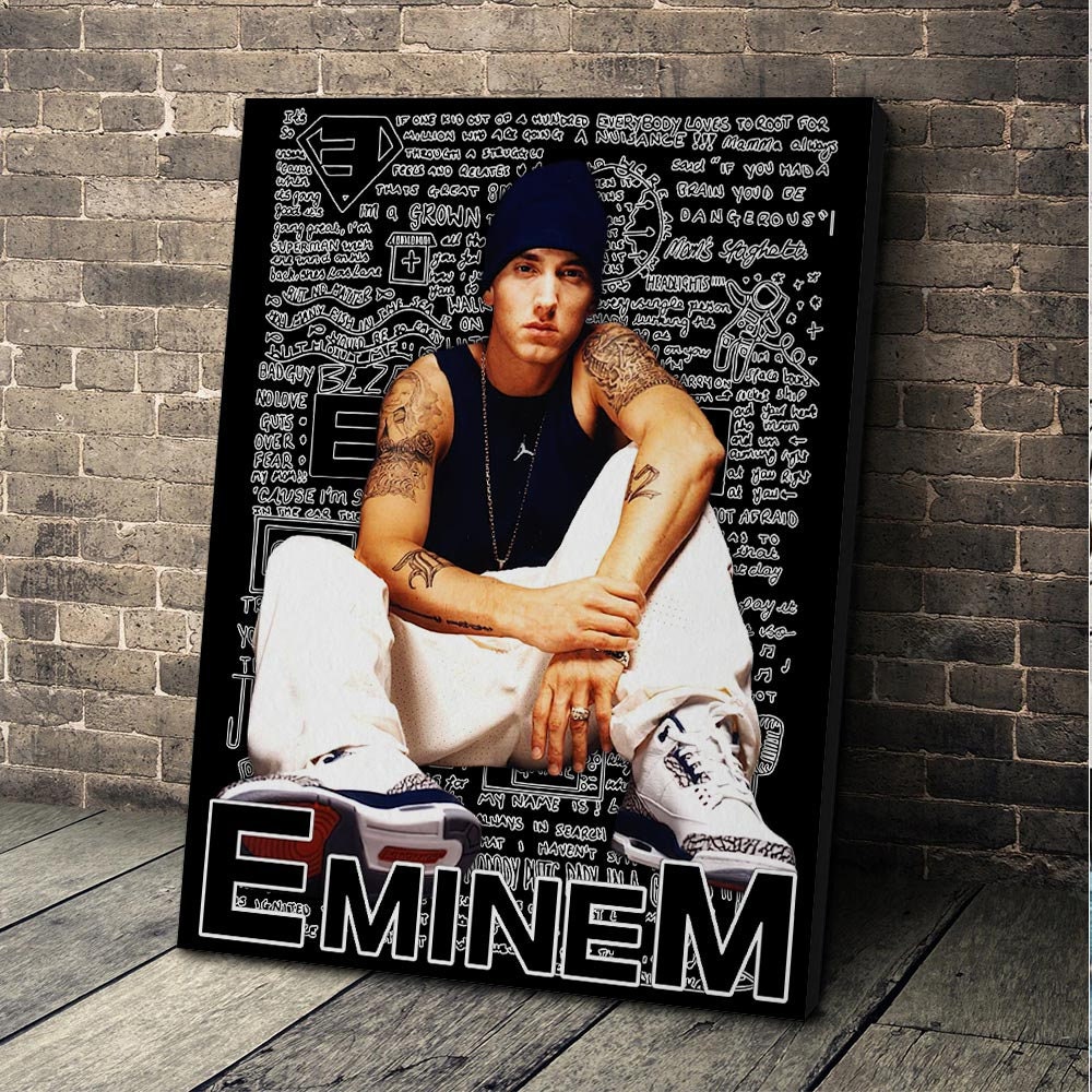 Slim Shady The Eminem Show Hip Hop Rap Album Cover Retro