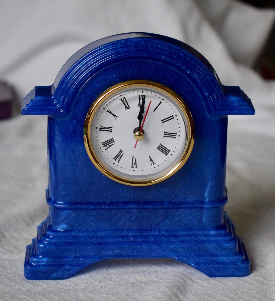 Resin Clocks, Mantle Clock, Desktop Clocks, Colorful Clocks Etsy