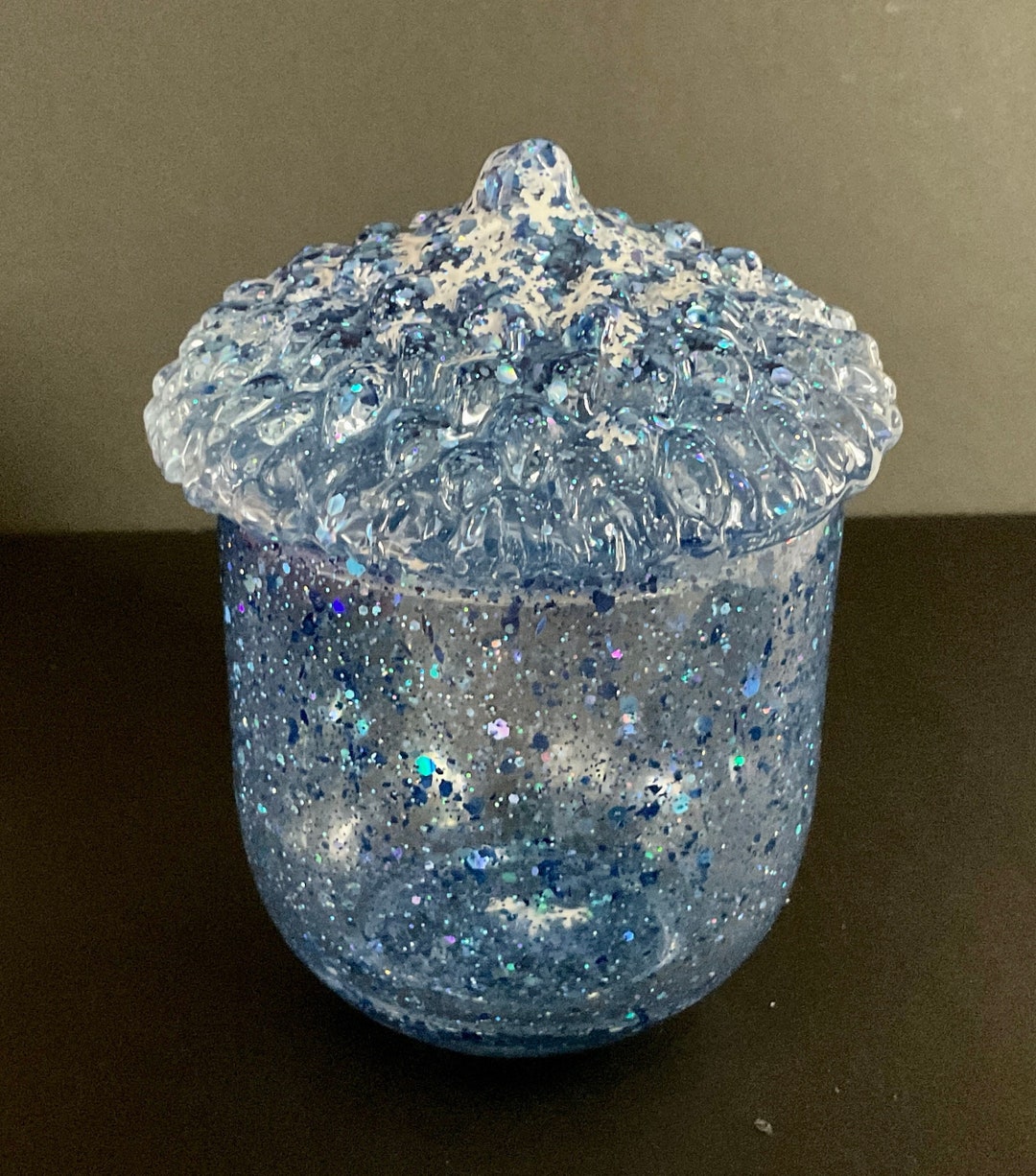 Christmas Jar, Christmas Gift, Snowflake Jar, Candy Jar, Knick Knack