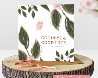 Tarjeta imprimible de nuevo trabajo/Tarjeta de despedida//Tarjeta de despedida para compañero de trabajo/Tarjeta para el siguiente capítulo de compañero de equipo/Tarjeta de descarga digital "Te extraño"/Nuevas aventuras