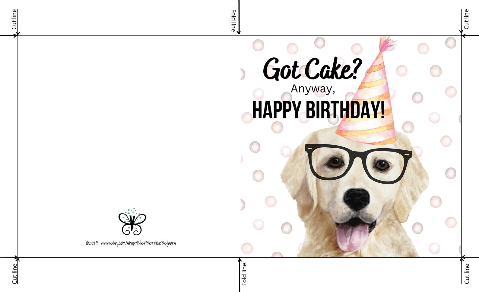 Printable Dog Lover Birthday Card Funny Animal Card Humorous - Etsy