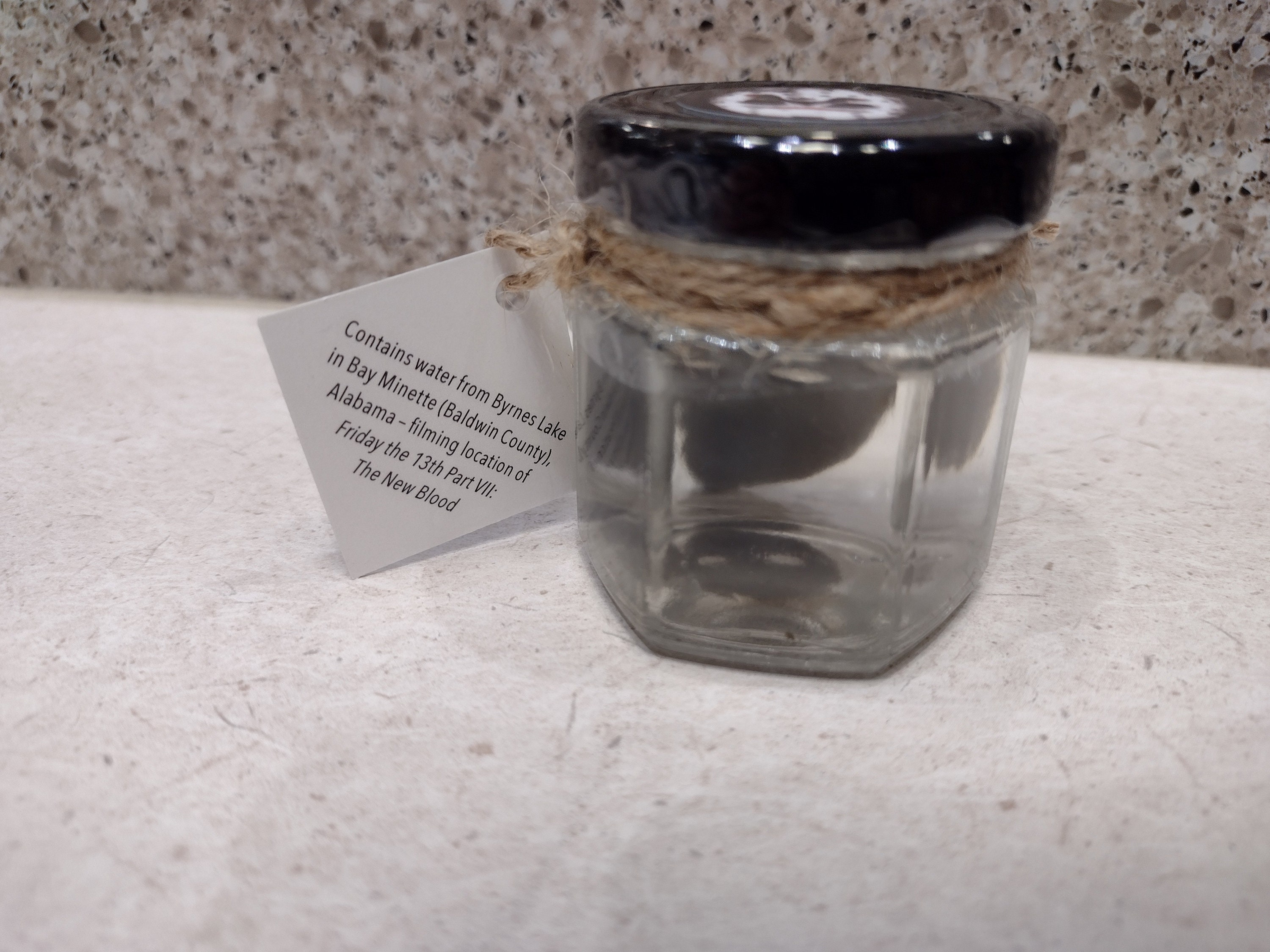 Friday the 13th Part 7 crystal Lake Filming Location Water Sample Etsy