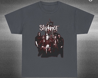 Slipknot Black T-shirt: Official Heavy Metal Band Tee - Etsy