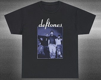 Camiseta vintage de Deftones Pioneer de los 90 // Chino Moreno, rara, concierto, gira, música - Camiseta de rock unisex para hombre y mujer