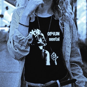 Opium Mental Tee // Punk, Opium, Narcissist, TeenX, XTC, Mens, Womens, Unisex Tshirt