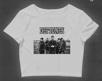 Deftones Deserted 2000s Baby Tee - NEW COLOR! // Rare, Retro, 90s Fitted Womens Graphic Shirt