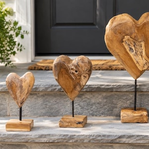 Herz aus holz zum hinstellen