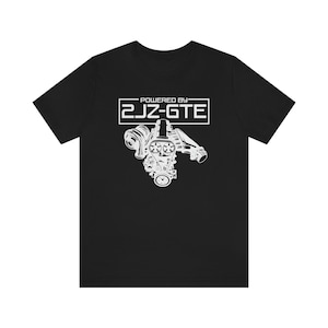 2JZ-GTE Engine | JDM Supercars | Japanese Car Lover Unisex T-shirt